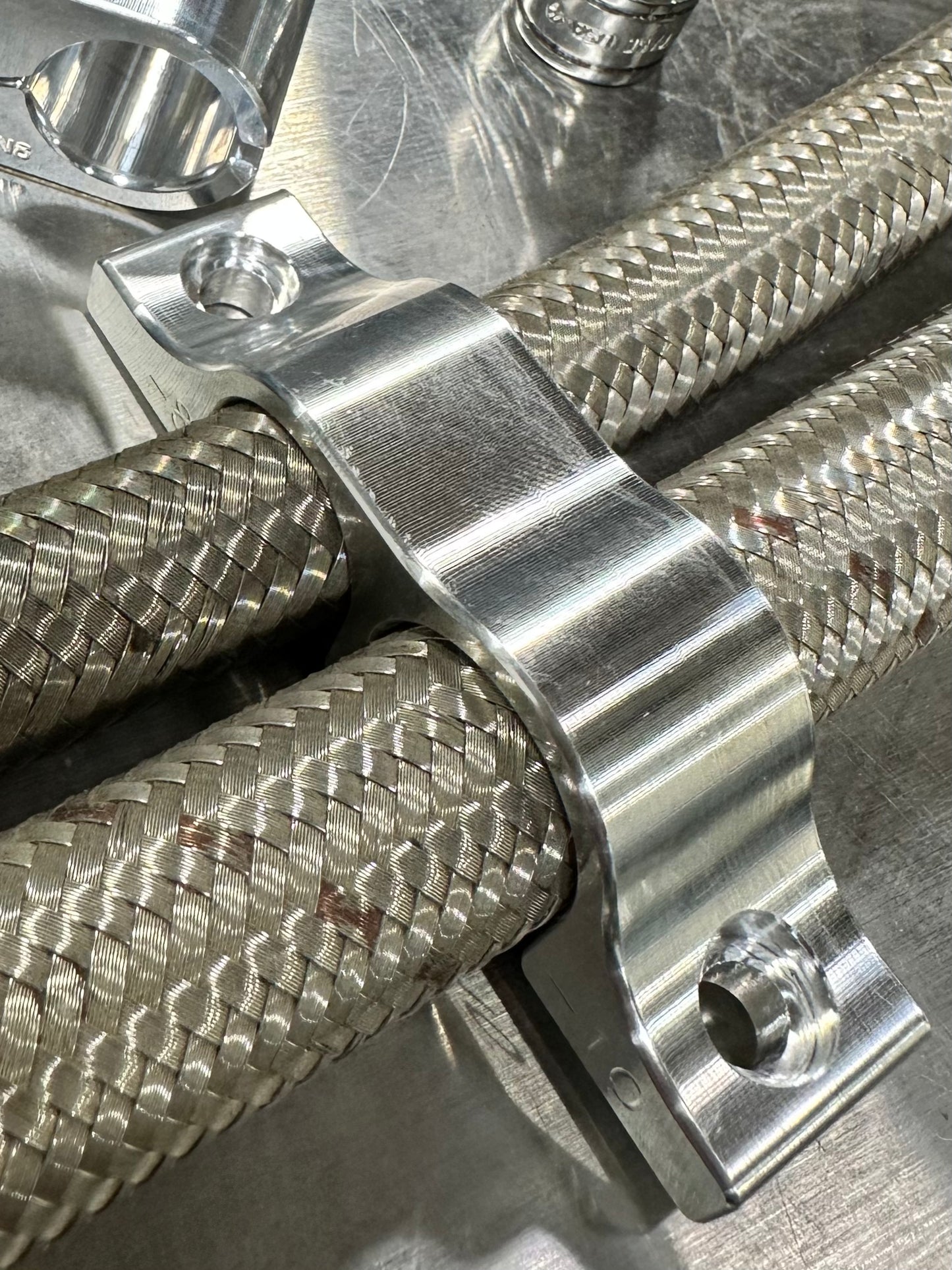 AN8 / AN10 Fuel Line Bracket - 3 Pack