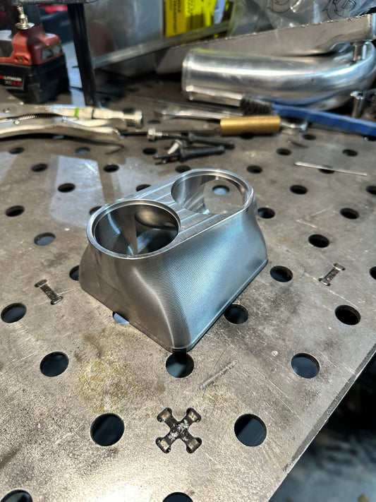 Dual 2 inch to T4 Turbo Collector